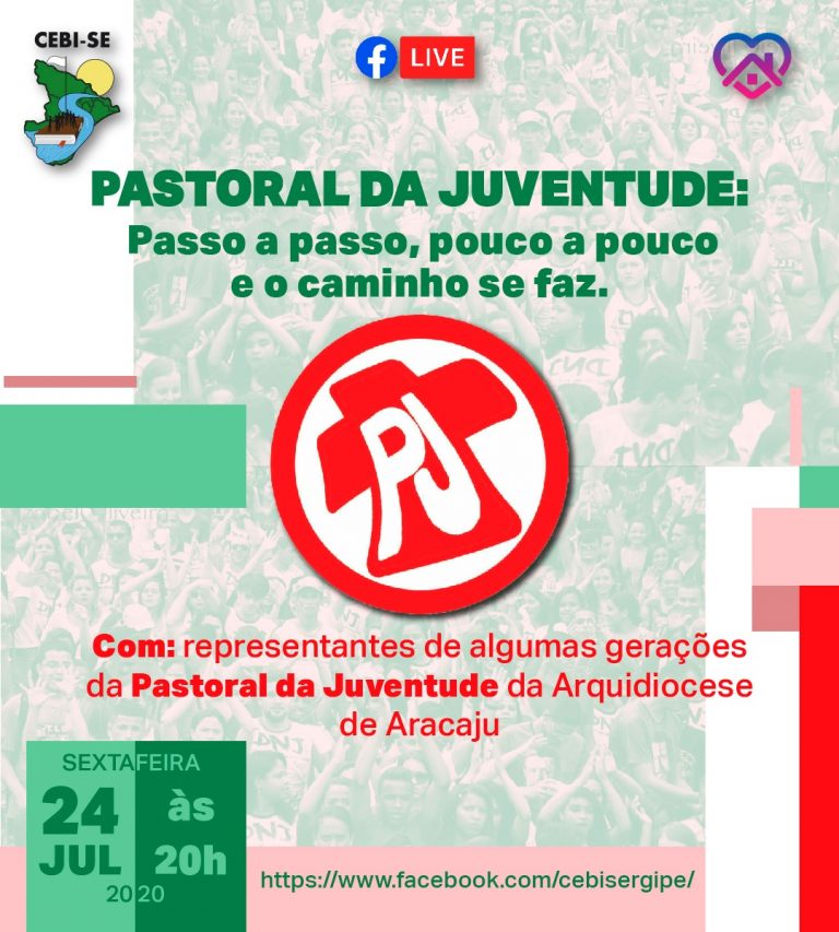 CEBI Sergipe debaterá em live a Pastoral da Juventude
