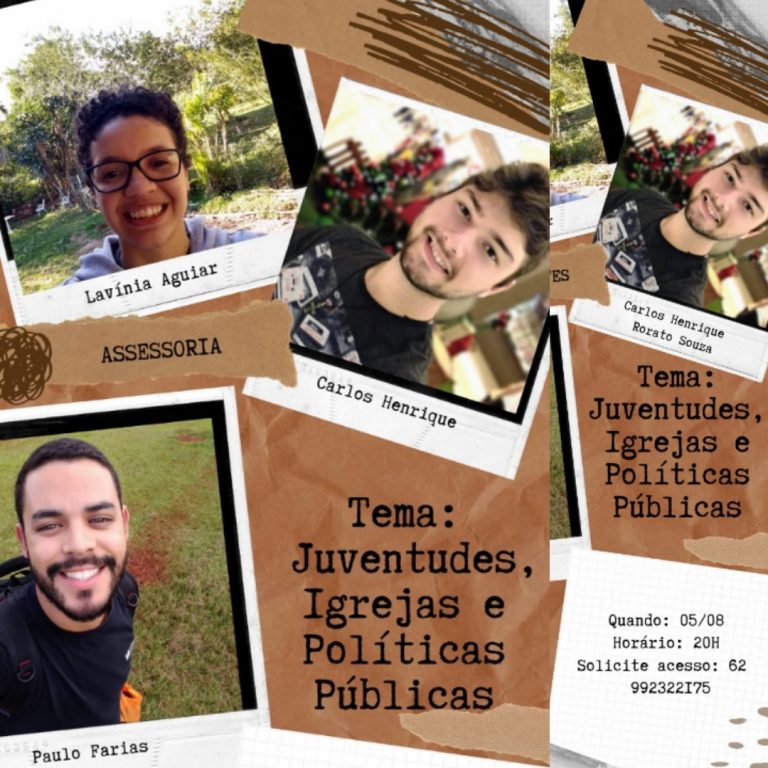 CEBI Goias promove live sobre "Juventude, Igrejas e Politicas Públicas"