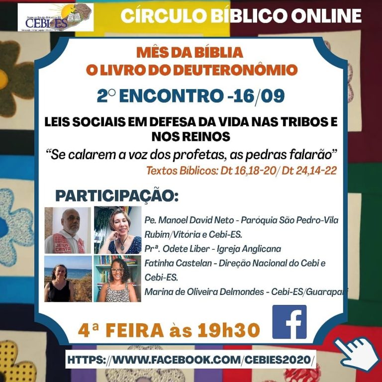 CEBI Espírito Santo realiza 2º Encontro Bíblico sobre o livro do Deuteronômio