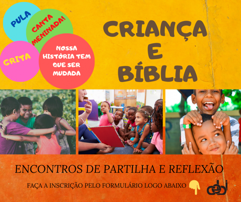 CEBI promoverá encontros para partilhar vivências  sobre Criança e Bíblia
