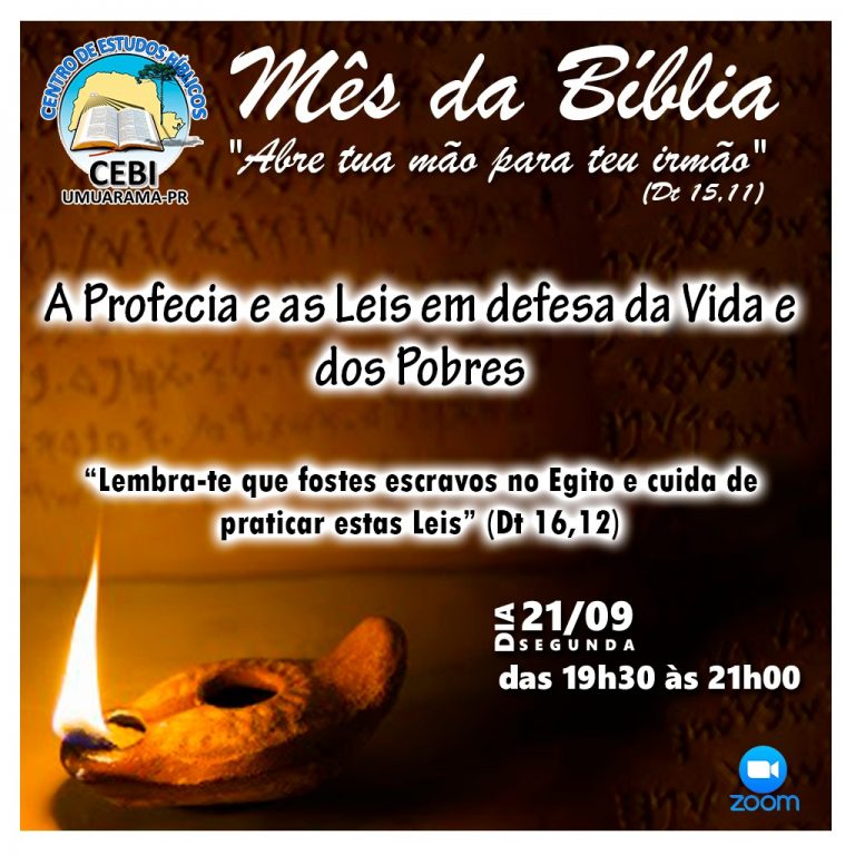 CEBI Umuarama realiza hoje seu 3ª Círculo Bíblico pelo Mês da Bíblia