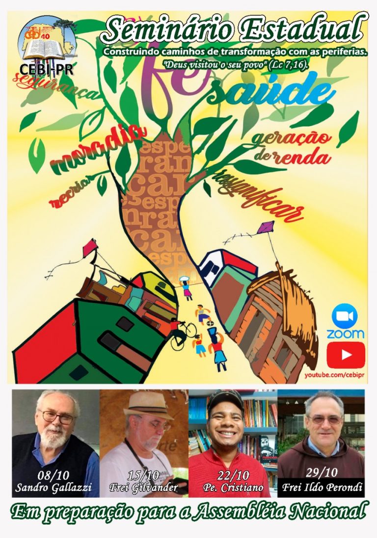 CEBI Paraná realizará seminário em preparação à assembléia nacional do CEBI