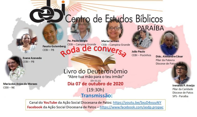 CEBI Paraiba tem Roda de Conversa sobre o livro do Deuteronômio