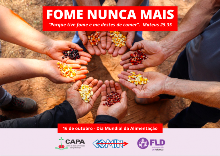 MANIFESTO FLD-COMIN-CAPA: FOME NUNCA MAIS!