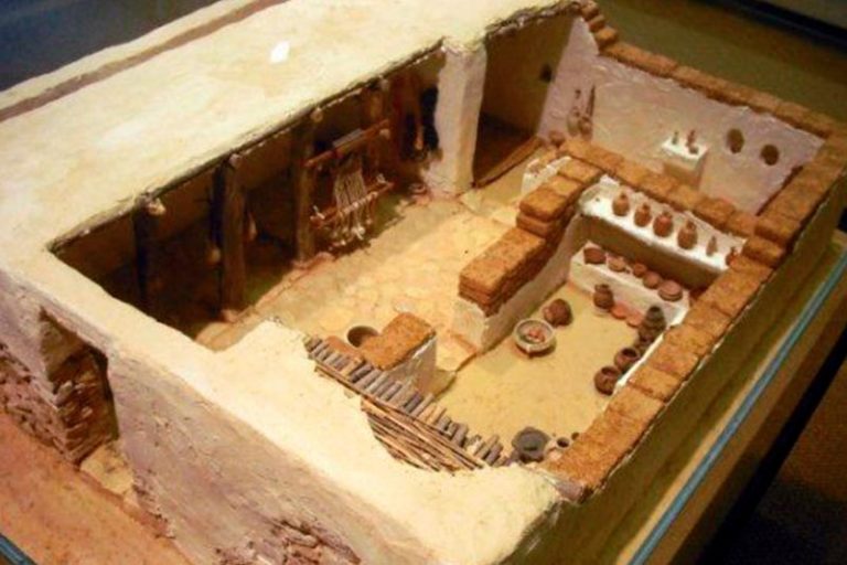 Sala, quarto e cozinha