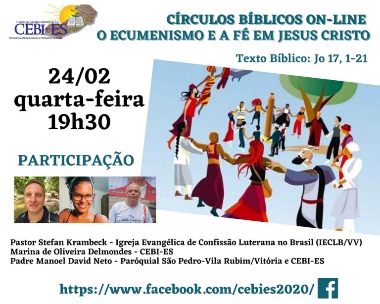 CEBI Espírito Santo retoma os Círculos Bíblicos On-line nesta quarta(24)