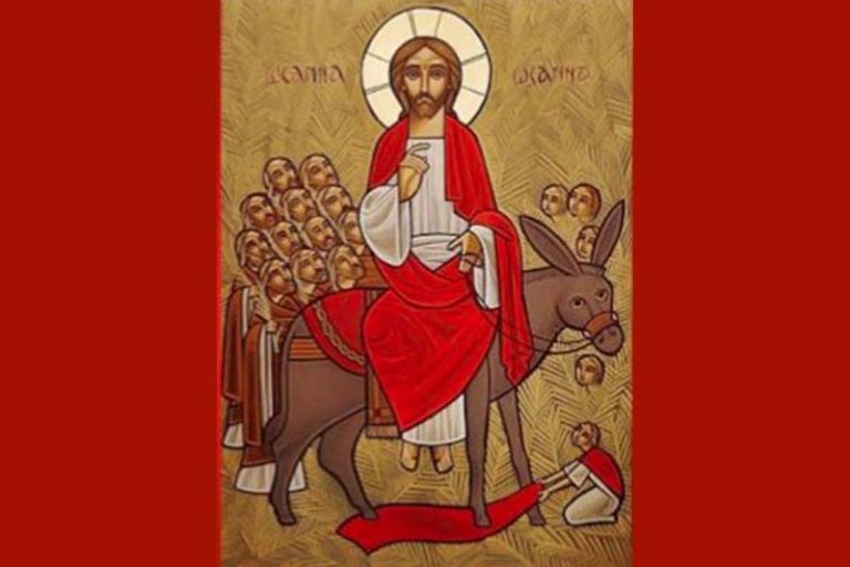 Manifestação popular no Domingo de Ramos