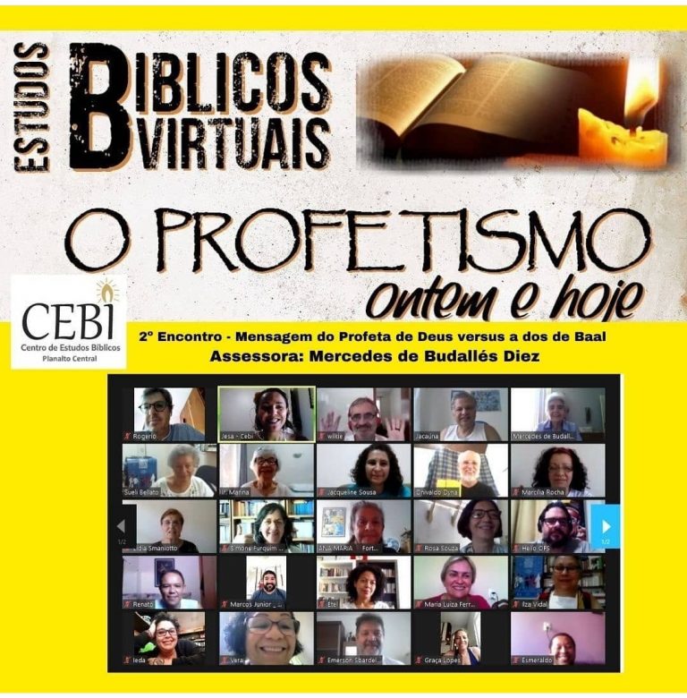 CEBI Planalto: Estudos bíblicos "Profetismo ontem e hoje, 2º encontro(Memória)