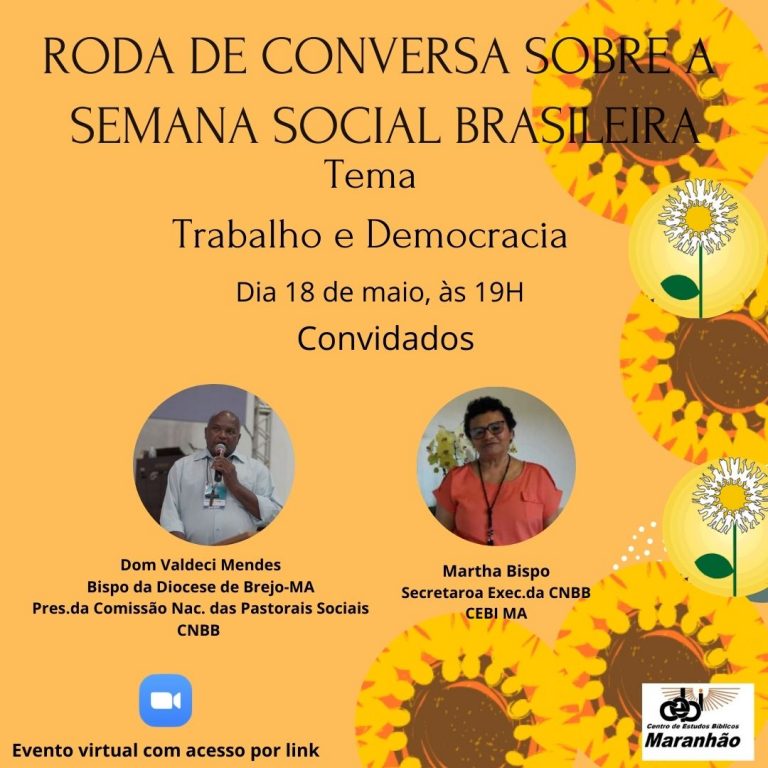 CEBI Maranhão promove Roda de Conversa sobre a Semana Social Brasileira