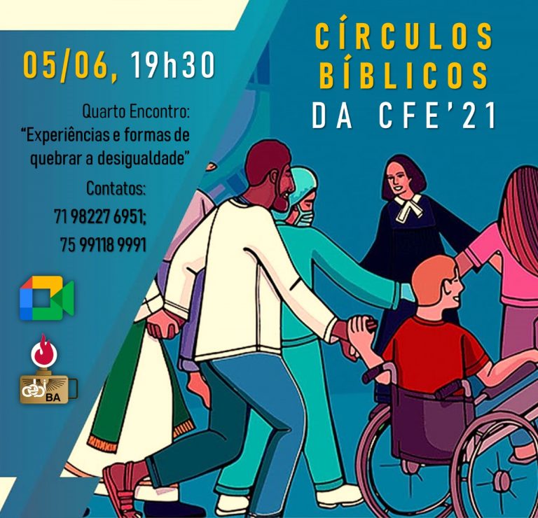 Neste sábado,5, acontece o Circulo Bíblico do CEBI Bahia