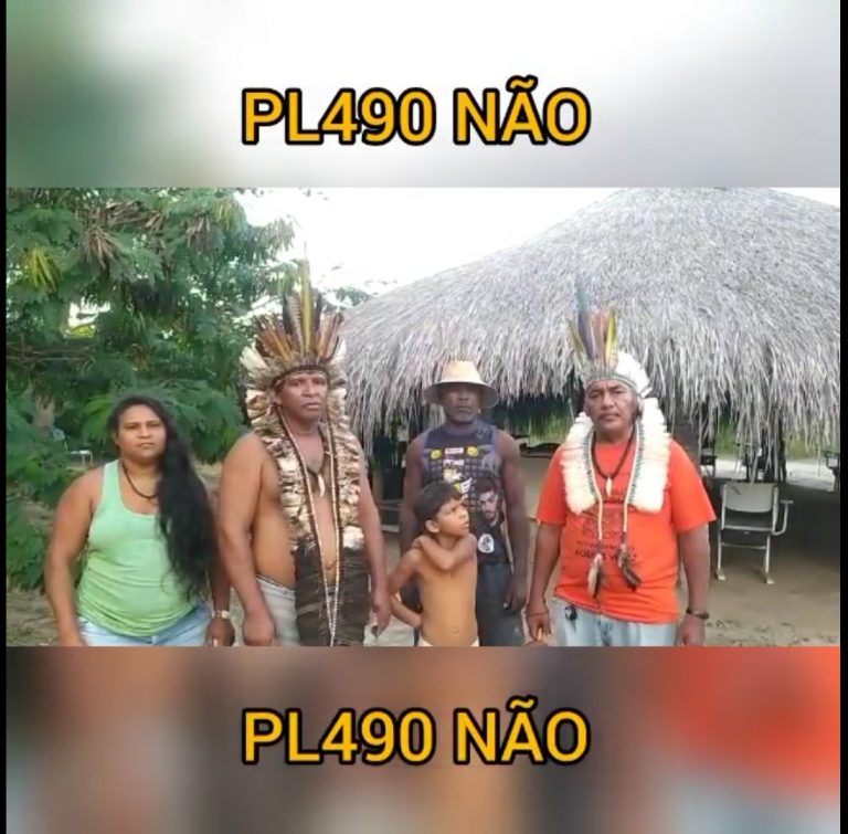 CEBI Paraiba no apoio à causa dos povos indígenas contra o PL 490
