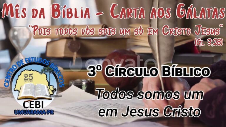 3º Círculo Bíblico do CEBI Umuarama, acontece Hoje (20)