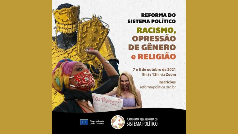Inscrições abertas: Racismo, Opressão de Gênero e Religião