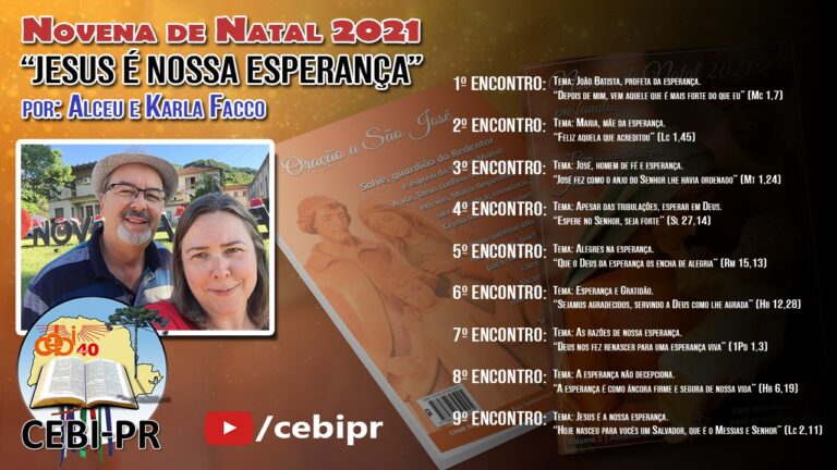 CEBI Paraná realiza Novena de Natal 2021, "Jesus é a nossa esperança"