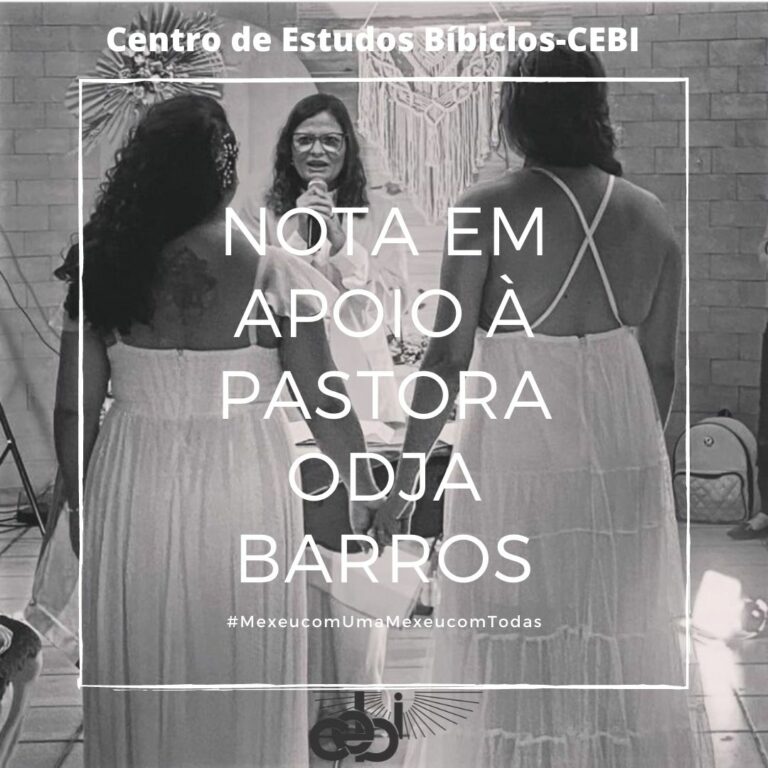 Nota em Apoio à Pastora Odja Barros