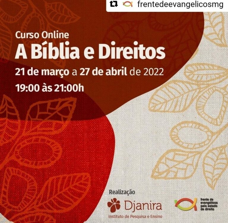 Curso Online "A Bíblia e Direitos"