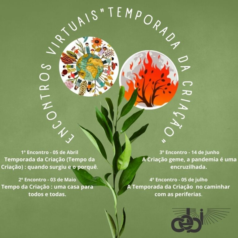 CEBI promove no mês de abril "Encontros Virtuais, Temporada da Criação", com inscrições até o dia 3 de abril