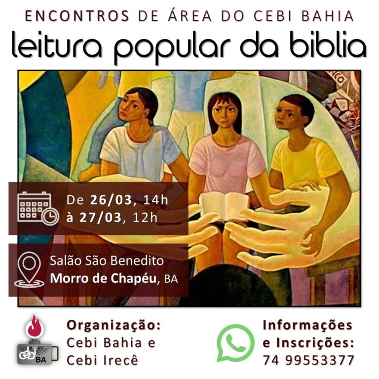 CEBI Bahia realiza neste final de semana seus encontros de área