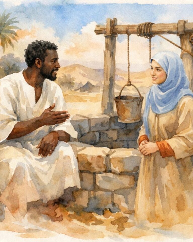 Quem vai ao poço ao meio dia?