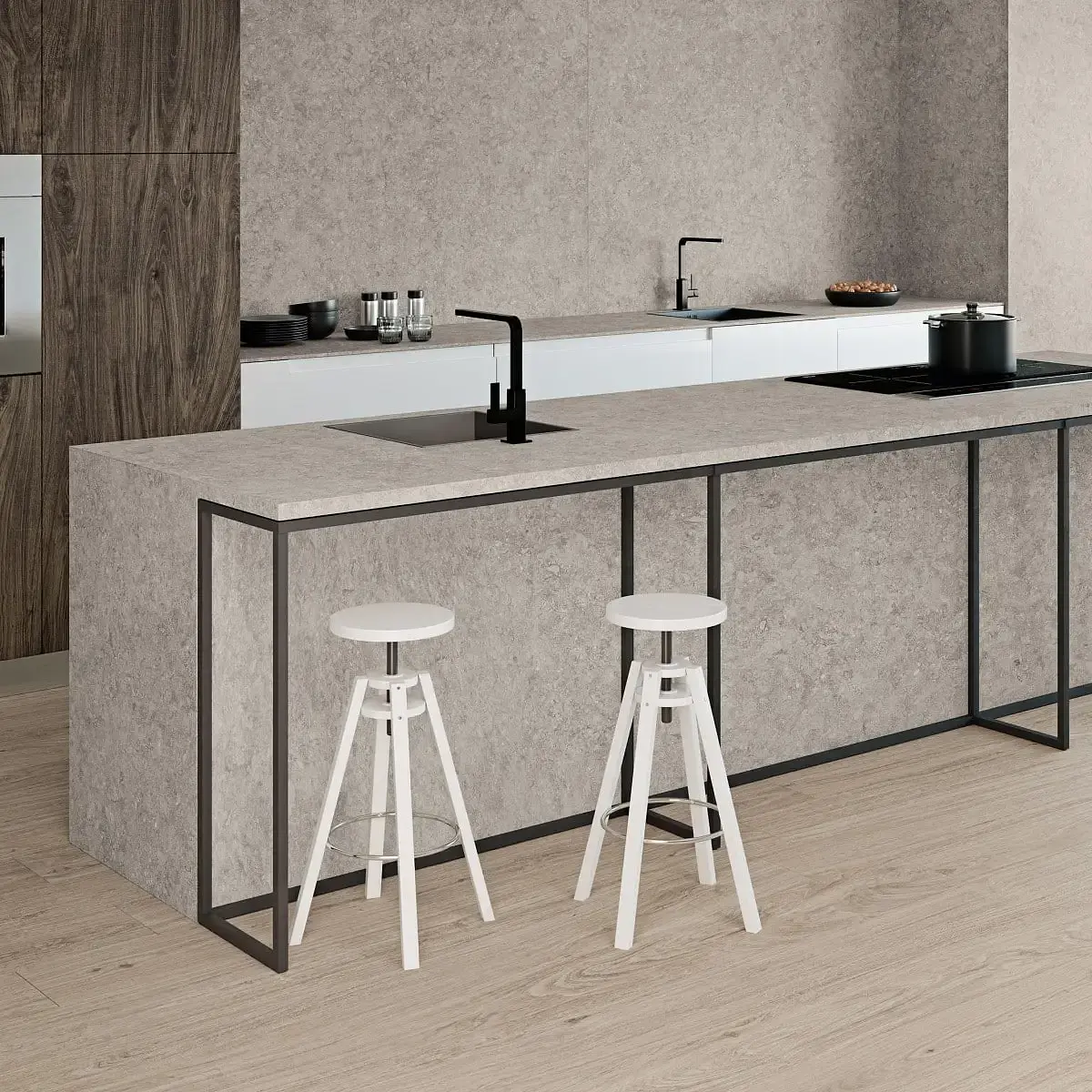 Coverlam Top Blue Stone Gris 324x162