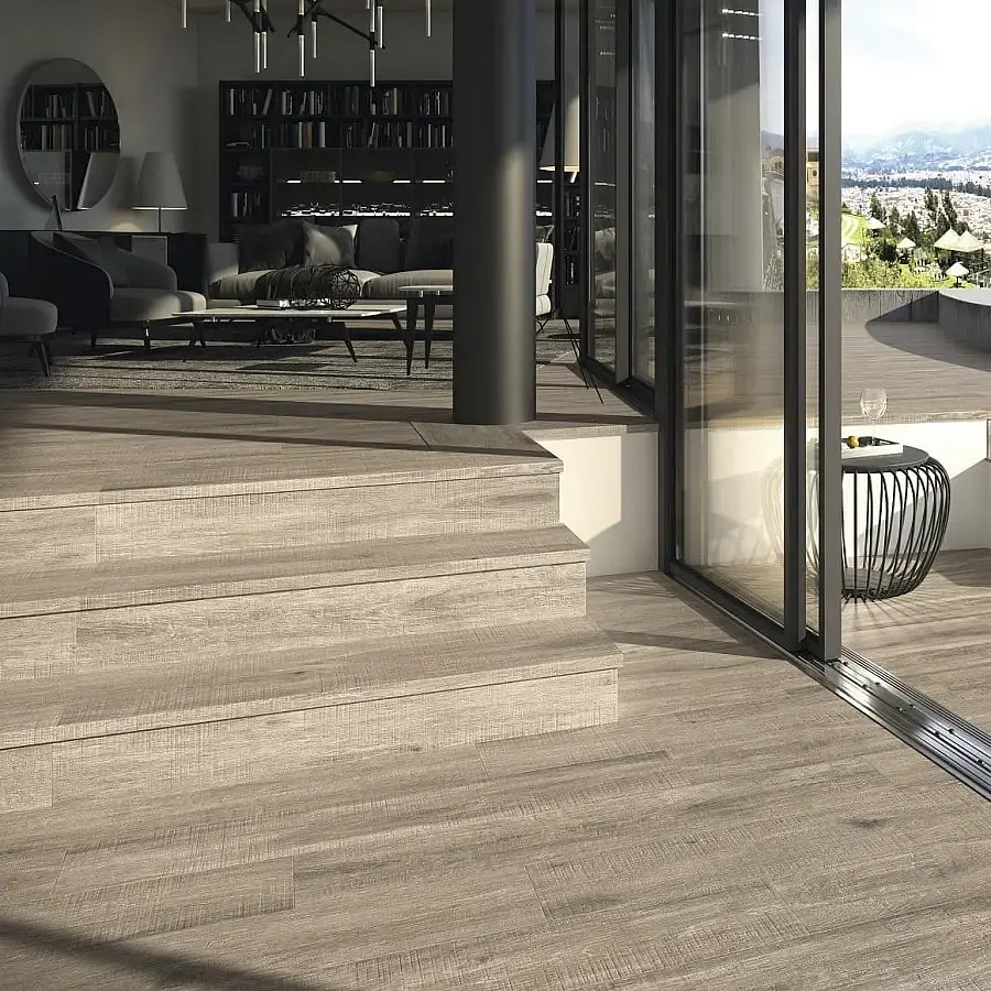 Porcelanato Esmaltado Alabama Quercia 20x120