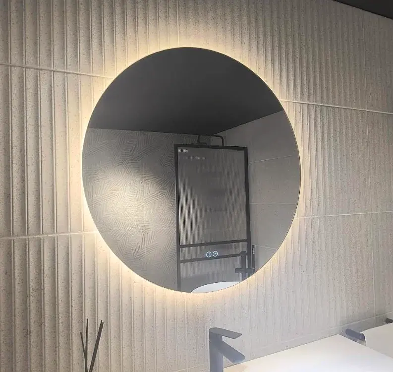 Espejo Circular Aura con Iluminación LED y Antivaho 70