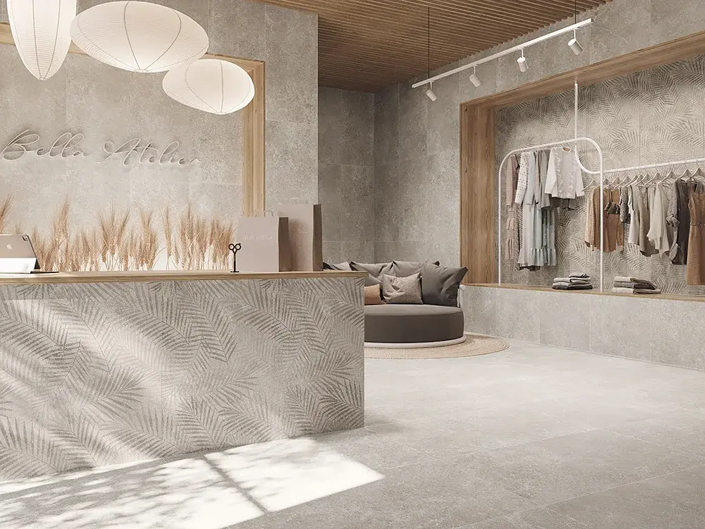 Porcelanato Esmaltado Bella Stone Greige Mate 59x119