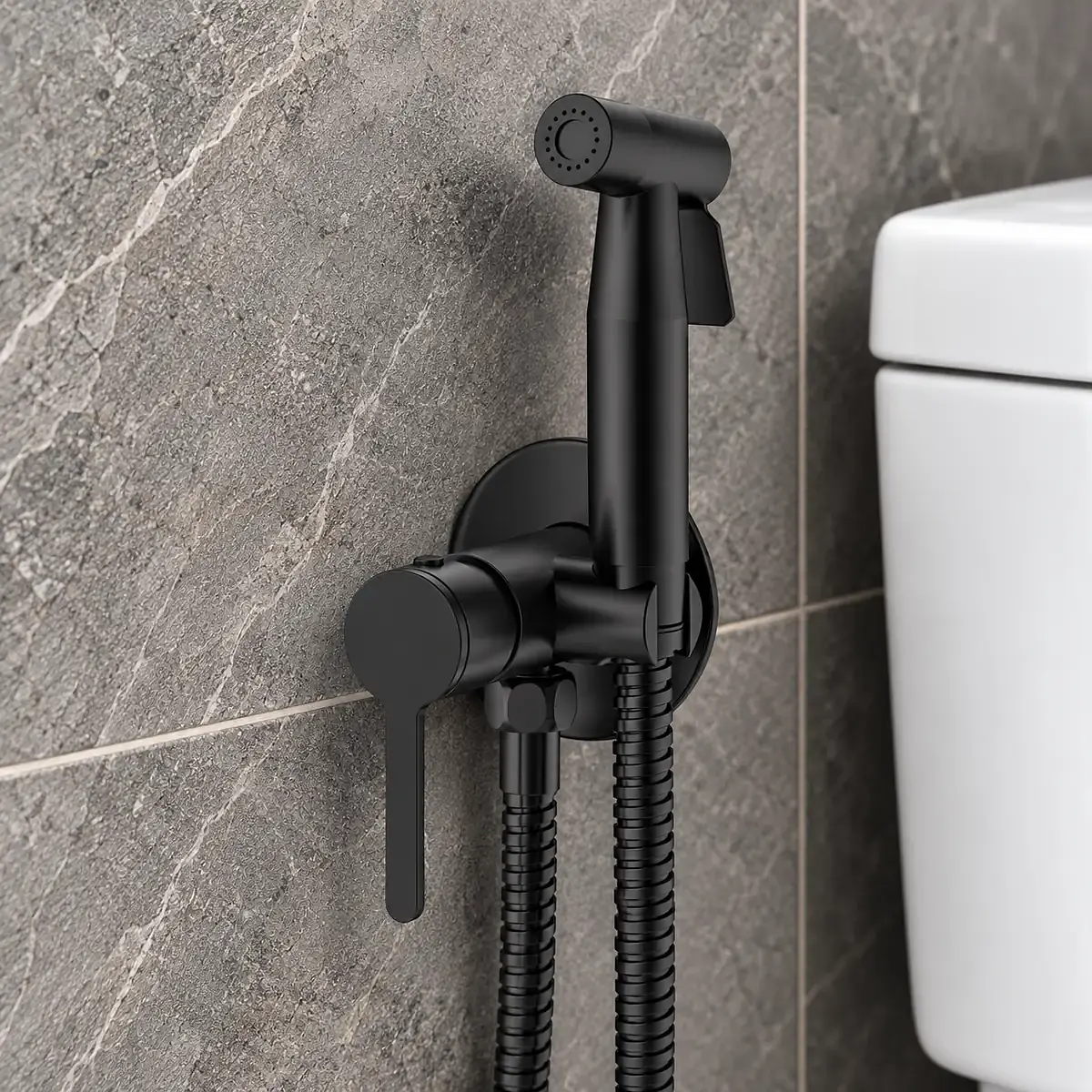 Ducha Higiénica Con Mezclador Empotrado Linie