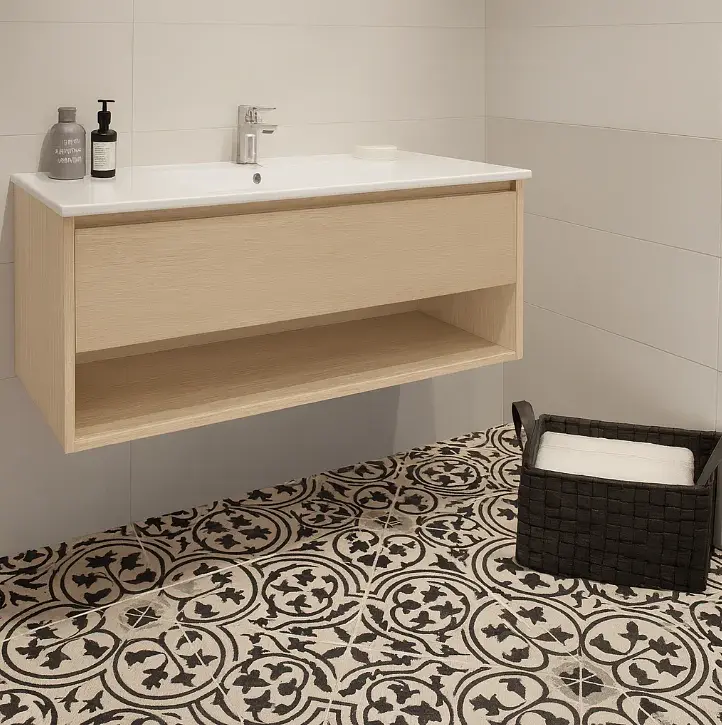 Mueble Suspendido Edel Incluye Lavamanos