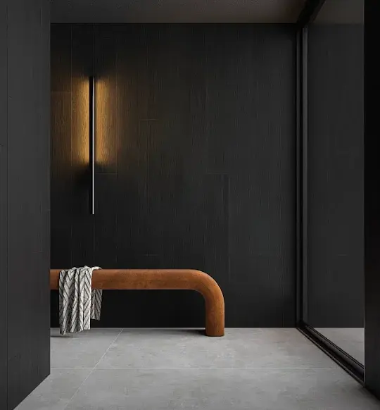 Porcelanato Esmaltado Nion Petróleo Satinado 3D 20x120 