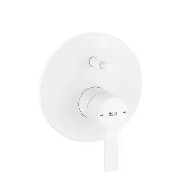 Grifería Empotrable Baño-Ducha Blanco Mate Targa