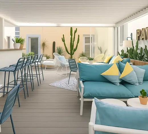 Deck WPC Co-Extruido No Gap Antique 15x220