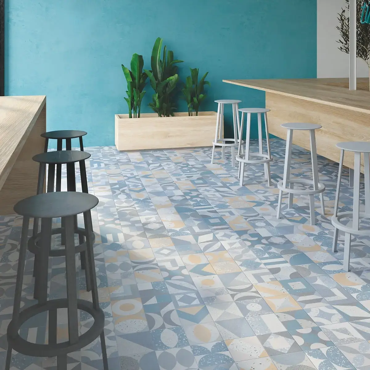 Porcelanato Esmaltado Fusion Mix Mate 16.5x16.5