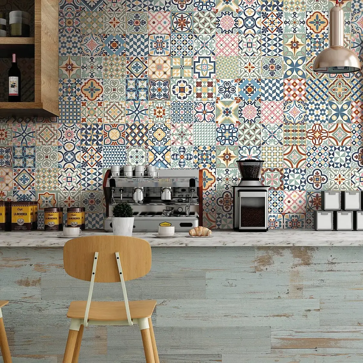 Porcelanato Esmaltado Heritage Mix Mate 16.5x16.5