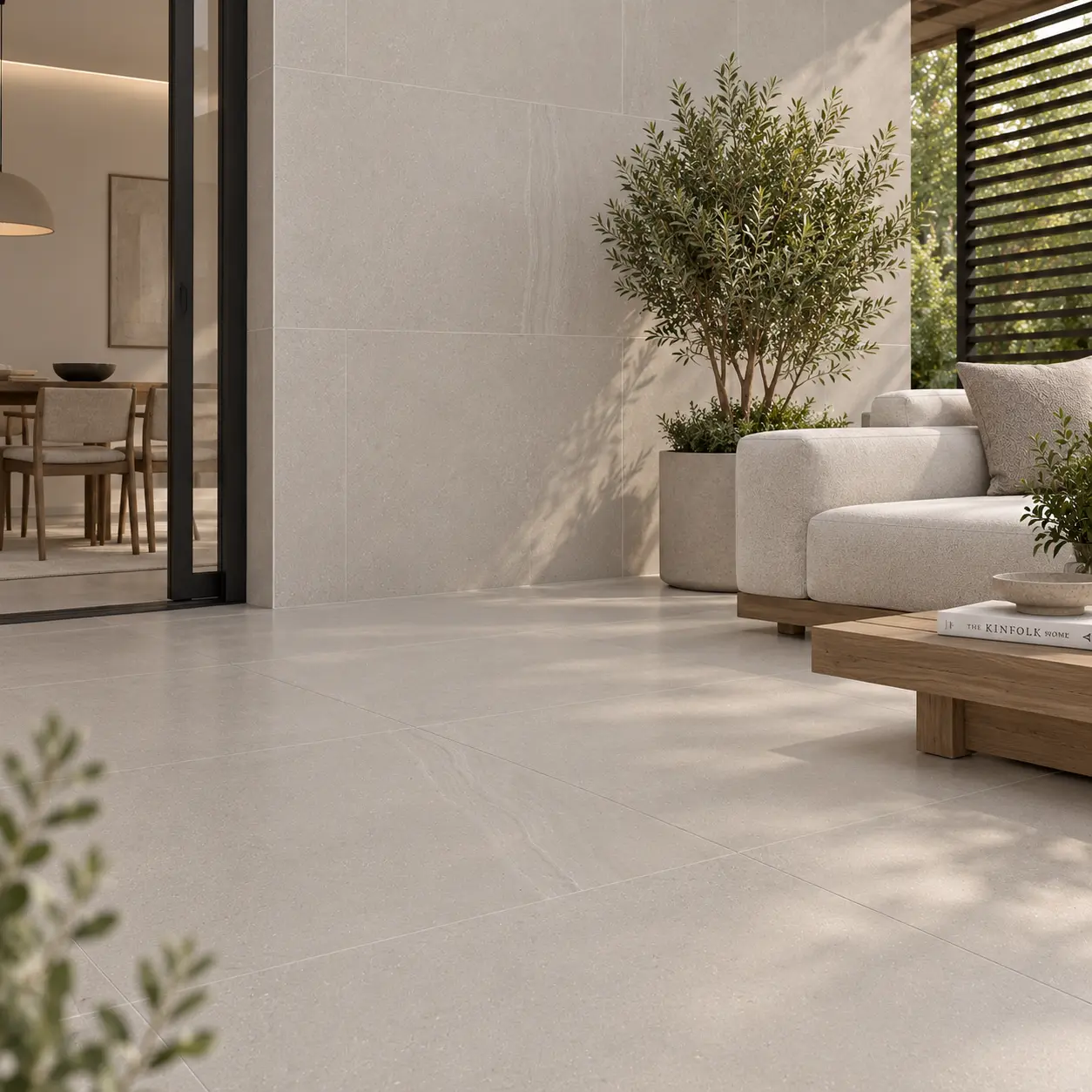 Porcelanato Esmaltado Khali Grey Rectificado Satinado 60x60 cm