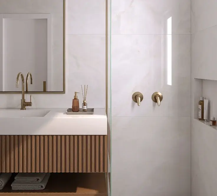 Porcelanato Esmaltado Onix Branco Satinado 60x120
