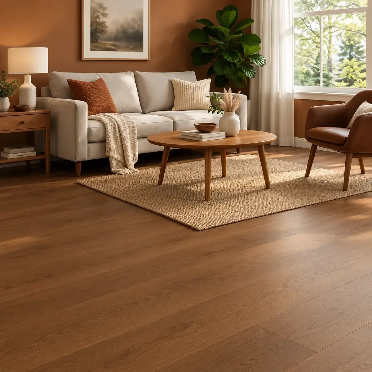 Piso Ingeniería Wood SPC Dublin Roble Oscuro 122x16x7mm