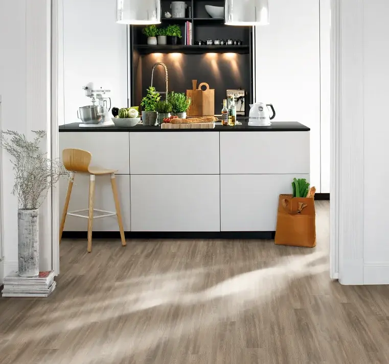 Piso Orgánico NatureSense Aqua 24h Roble Soria Gris 129x19