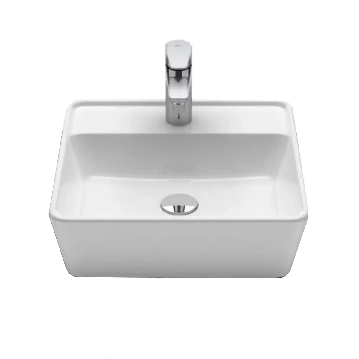 Lavamanos Optica sobre mueble cuadrado