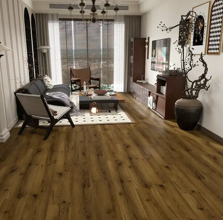 Piso laminado Poole Hydro Dark Oak 122x20
