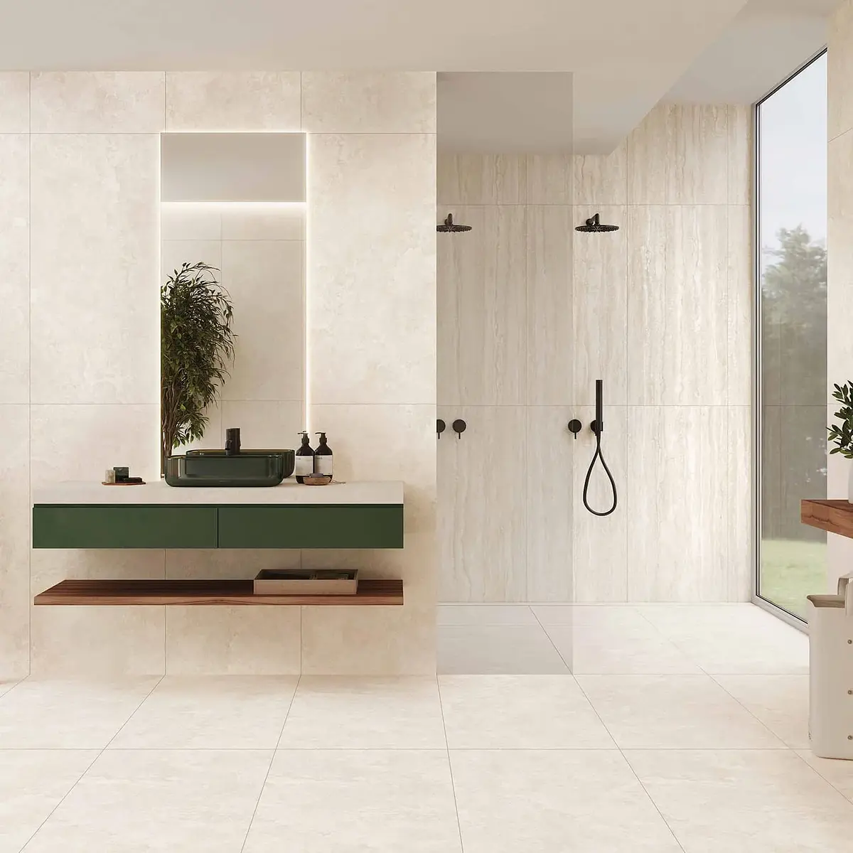 Porcelanato Esmaltado Siena Ivory Mate 60x120