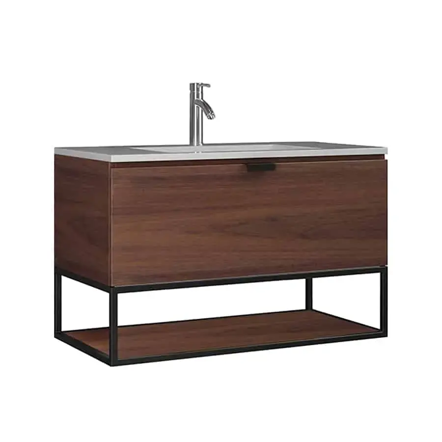 Mueble Suspendido Essenz Teka 101 cm Incluye Lavamanos