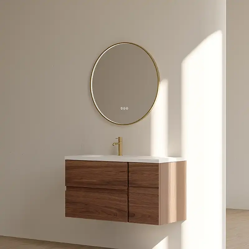 Mueble Suspendido Breit 100 cm Nogal