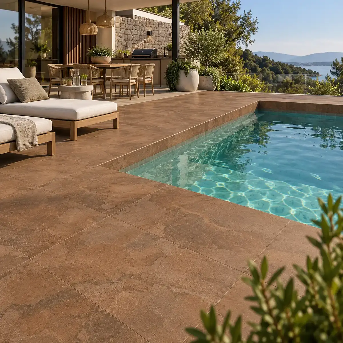 Porcelanato Esmaltado Magma Terracota Antideslizante 60x120