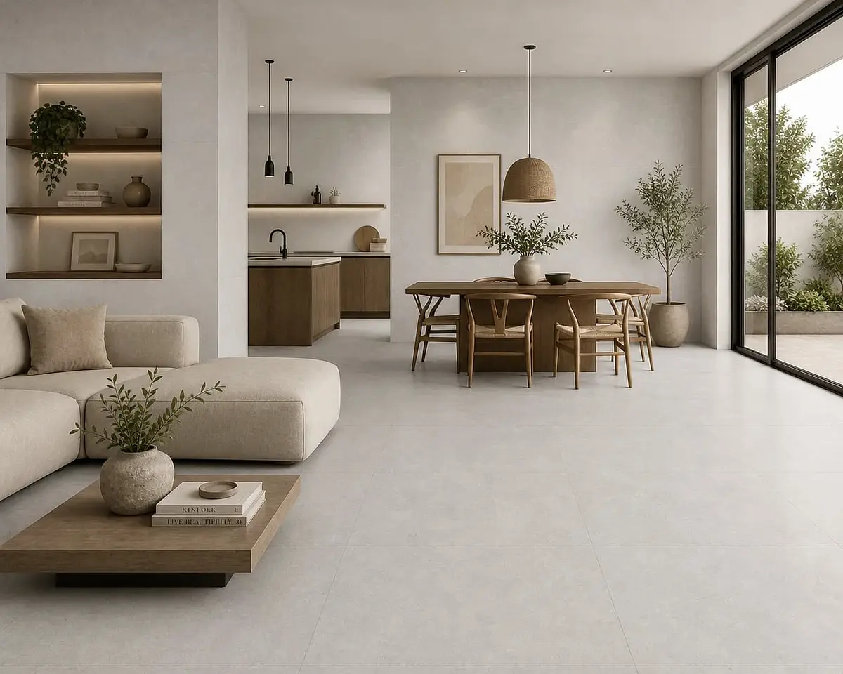 Gres Porcelánico Halle Gris Claro Mate 60x60