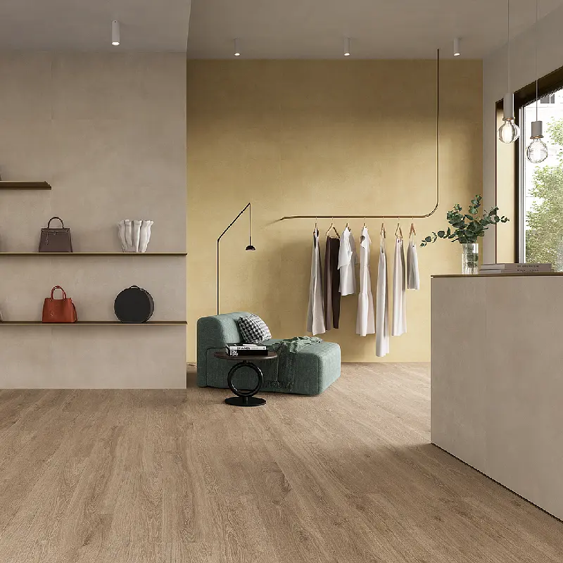 Porcelanato Técnico Retina Mostaza Natural 60x120