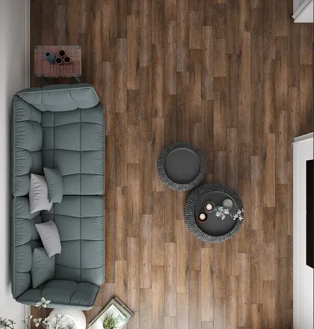 Porcelanato Esmaltado Barkwood Walnut Mate 15x90