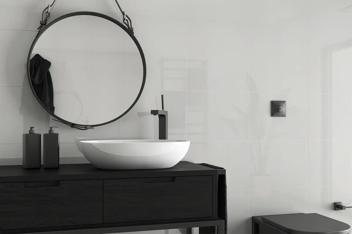 Forma Blanca brillante 33.5x60