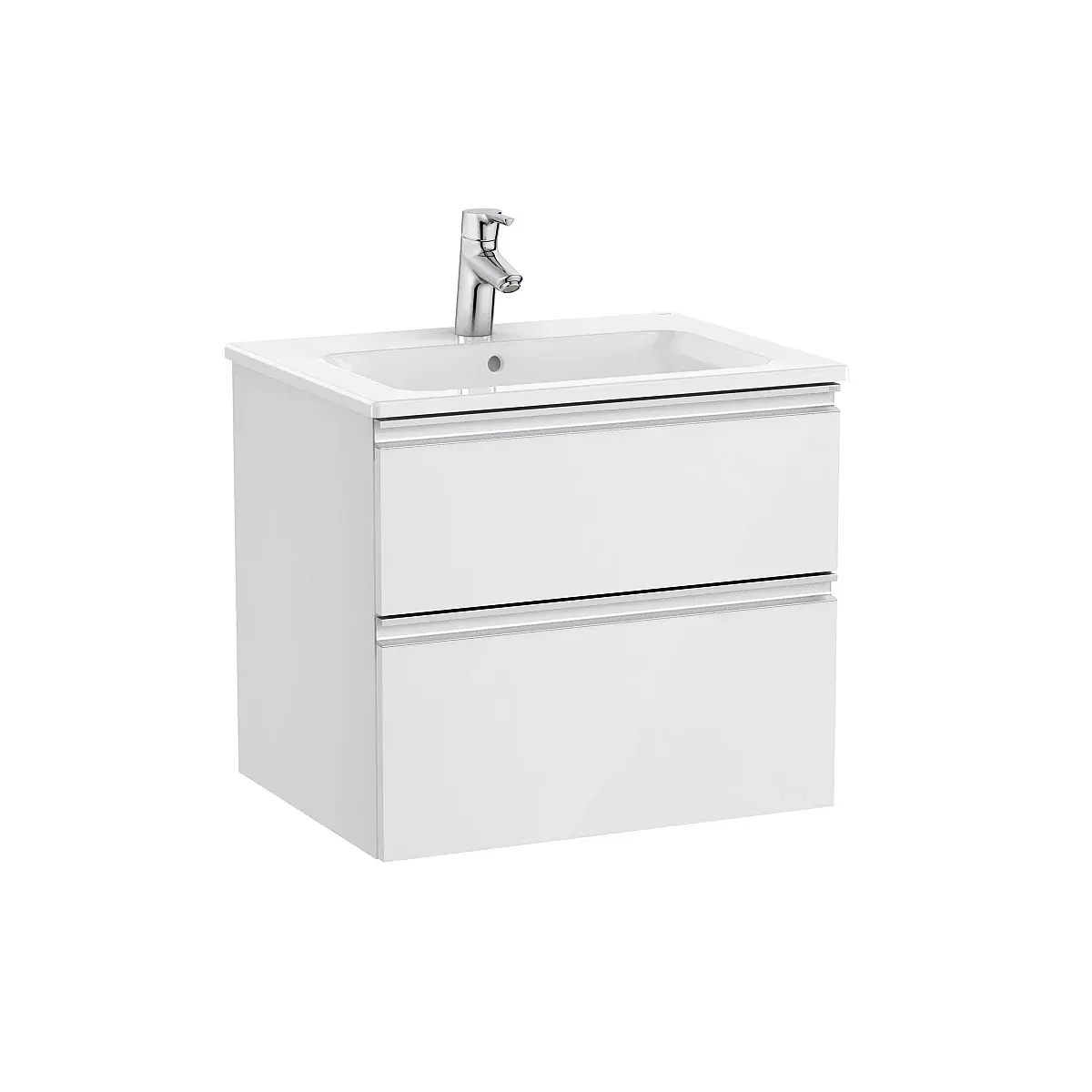 Mueble Unik The Gap Blanco 60 cm Incluye Lavamanos