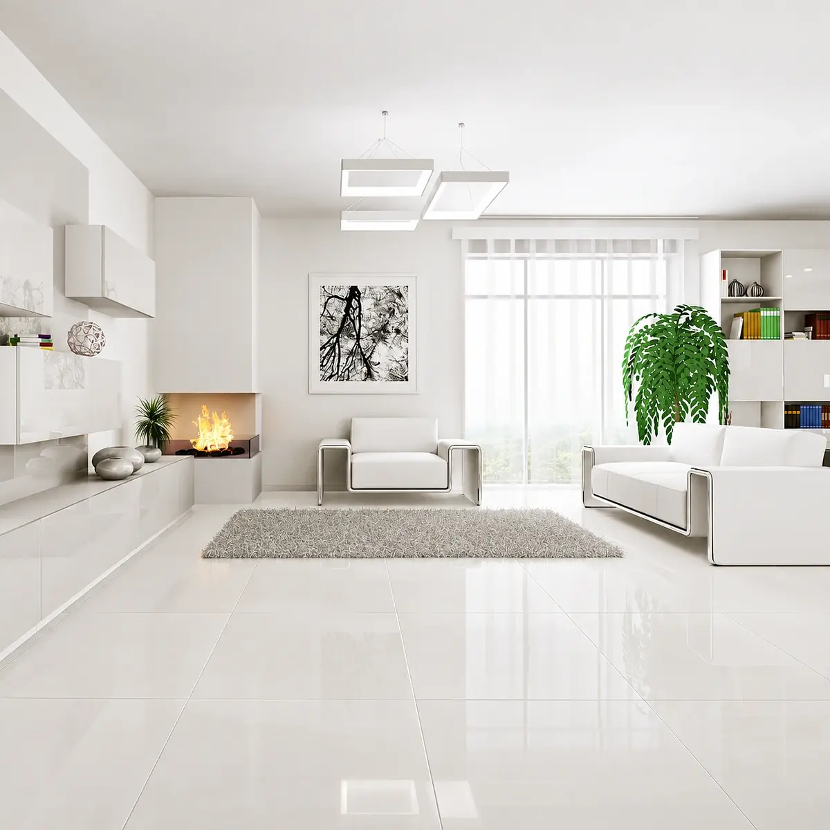 Porcelanato Técnico New Lauf Blanco Pulido 30x60